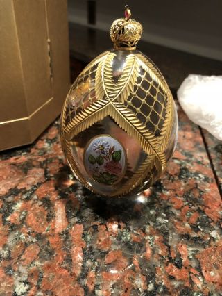 1985 Four Seasons Egg Created by Theo Faberge Number 167 of 750 Made 2