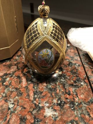 1985 Four Seasons Egg Created by Theo Faberge Number 167 of 750 Made 4