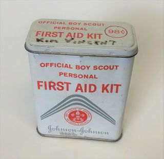 vintage BOY SCOUT FIRST AID KIT 2