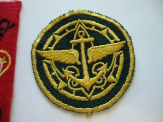 (3) Vintage Boy Scouts Explorer Patches Emergency Service,  Scout,  Wing Anchor 2