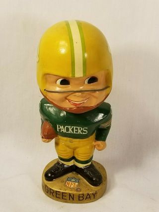 Vintage 1967 Green Bay Packers Bobblehead Nodder (repaired)