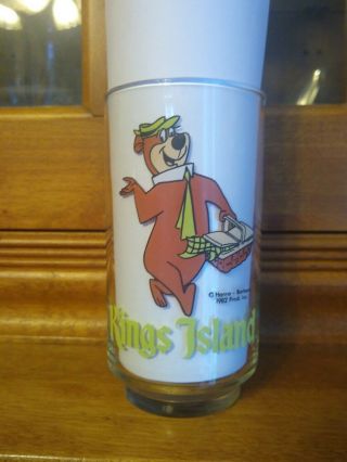 1982 Hanna - Barbera Kings Island Yogi Bear Promo Glass A414