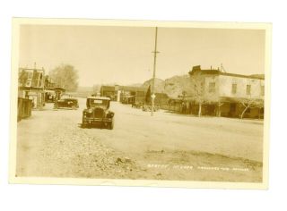 Rppc Rare Street Scene Beatty,  Nevada C 1930