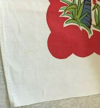 Vintage Souvenir Florida Tablecloth Pre Disney 8