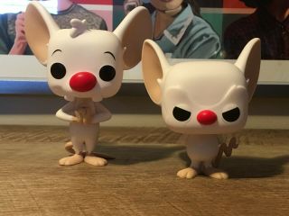 Pinky And The Brain Funko Pop Animation Loose Oob - 159 & 160