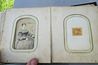 CDV Photo Album from Indiana,  Civil War Soldiers.  37 Images.  IA 11