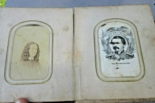 CDV Photo Album from Indiana,  Civil War Soldiers.  37 Images.  IA 7