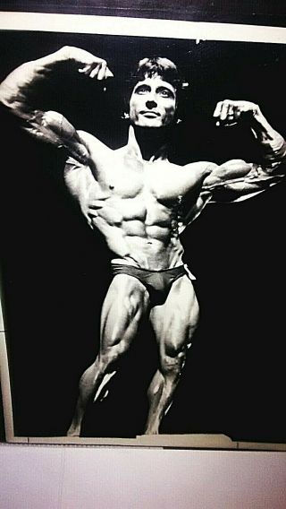 Frank Zane Mister Universe Bodybuilding Muscle Photo By Gene Mozee