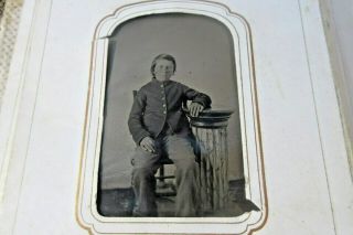 Southern CDV & Tintype Album from Tennessee.  Civil War Soldiers.  24 pix.  TN kkk 3
