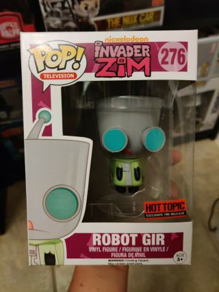 Funko Pop Vinyl Invader Zim Tv Robot Gir