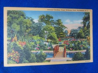 Oriental Gardens Roger Williams Park Providence Ri Postcard (60)