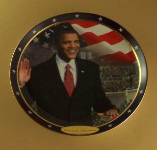 Barack Obama: 44th President Of The United States The Time Has Come Plate 3