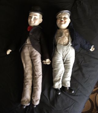 Laurel And Hardy Porclein Collectible Figure’s Check’em Out