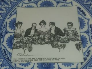 Rare Special Issue Royal Doulton Gibson Girl Plate Her Retirement