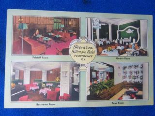 Sheraton Biltmore Hotel Providence Ri Postcard (58)