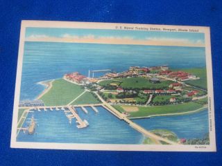 Us Naval Training Station Newport Ri Postcard (44)