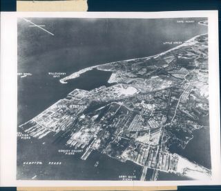 1952 Photo Us Naval Base Washington Dc Headquarters Lynde Mccormick 7x9