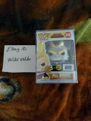Funko Pop :my Hero Academia - All Might Glow In The Dark Funimation Exclusive