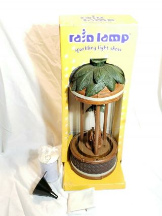 Other Elephant/ Palm Tree Mineral Oil Rain Lamp 16 " Tall