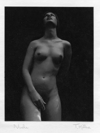 Tom Millea Nude - Gelatin Silver Photograph Signed & Titled 1976 Limited Edition