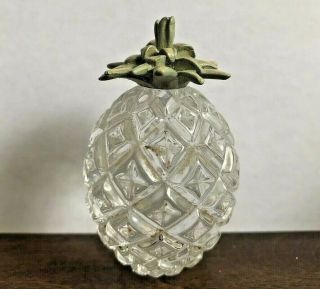 Vintage Waterford Crystal 2 " Pineapple Paperweight Figurine Exc