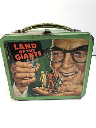 Vintage 1968 Aladdin Land Of The Giants Metal Lunchbox No Thermos