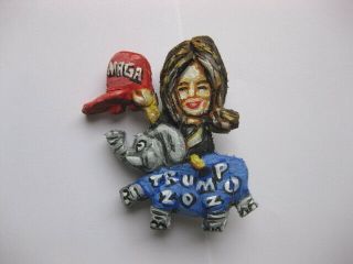 First Lady Melania Trump " Building Block Character " Trump 2020 Pin
