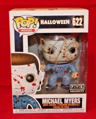 Funko Pop Halloween Michael Myers Fye 622 Vinyl Figure Signed By John Carpenter