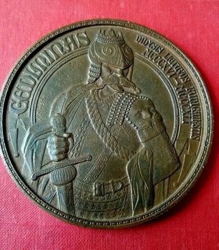 Lithuania Art.  Bronze Medal Lithuanian Grand Duke Gediminas
