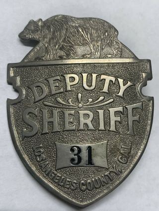 Obsolete La County,  Ca Deputy Sheriff Badge