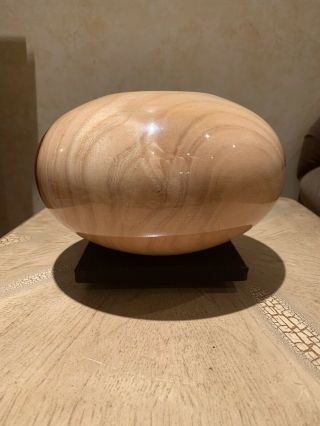 Matt MOULTHROP Turned Wood Bowl - SIGNED & NUMBERED - White Mulberry.  Gorgeous 3
