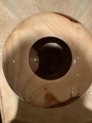 Matt MOULTHROP Turned Wood Bowl - SIGNED & NUMBERED - White Mulberry.  Gorgeous 7