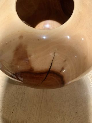 Matt MOULTHROP Turned Wood Bowl - SIGNED & NUMBERED - White Mulberry.  Gorgeous 9