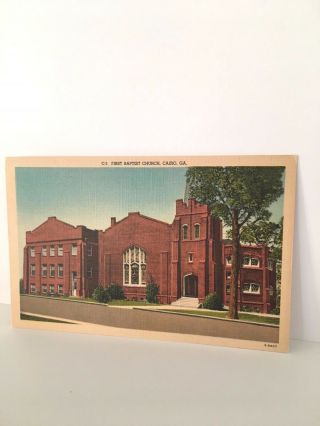 Georgia Postcard 1940 