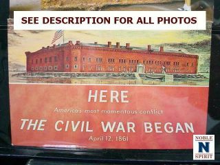 NobleSpirit {RT} Vintage 150x Topical Civil War & WWI Postcards Album 9
