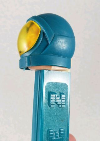 Rare Vintage Spaceman - Astronaut Pez Dispenser - No Feet,  Austria Blue Helmet 6