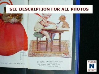 NobleSpirit NO RESEVE {RT} Vintage 150x Topical Comic Postcard Album w/ Rare 4