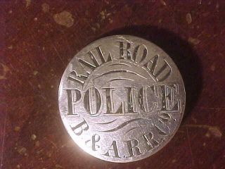 Early T - Back Boston,  Albany Railroad Police Badge