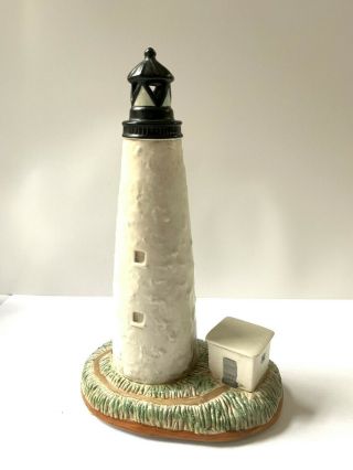 Lefton Ocracoke Lighthouse Figurine North Carolina 1994 Nc Island Outer Banks