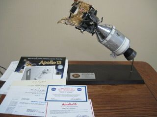 Apollo 13 Moon Landing Model - Danbury - Replicia With & Paperwork