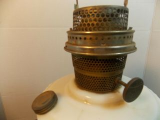ANTIQUE ALADDIN ALACITE LINCOLN DRAPE OIL LAMP NU - TYPE MODEL B 7