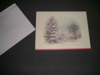 1965 Official White House Christmas Card - President Lyndon Johnson