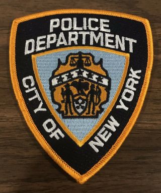 Authentic Nypd York Police Patch