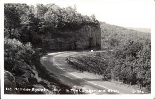 Road In Cumberland Mountains Near Sparta Tennessee Tn Rppc Real Photo 1930s