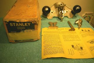 Stanley No 71 Router Plane W/box/extras - Us Pm -