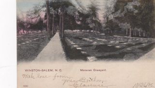 Winston Salem,  North Carolina 1900 - 1910s,  Moravian Gardens