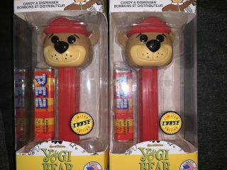 2 Yogi Bear Funko Pez Limited Edition Rare Chase Editions