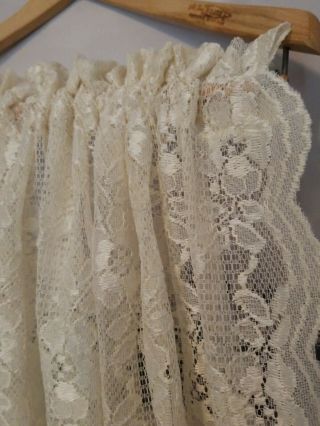 6 Vintage Panels ♡ French Lace Curtains ♡ Floral ♡ 52 