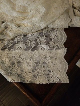 6 Vintage Panels ♡ French Lace Curtains ♡ Floral ♡ 52 
