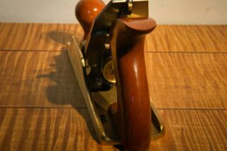 LIE - NIELSEN NO 4 Bronze Smoothing Plane,  Plane Sock & Box,  Great Cond. 9